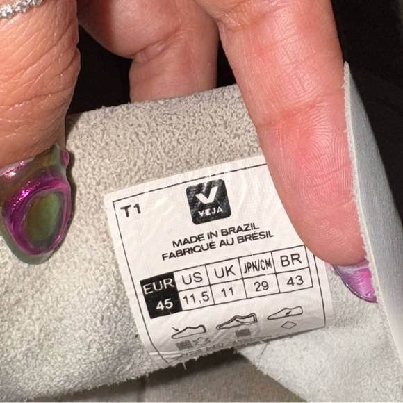 Men’s Veja V-10 Sneaker Size 11.5 - Picture 7 of 7